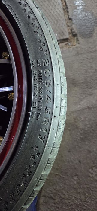 ALFA ROMEO джанти със зимни гуми 205/45/17 ET35 4×100 и 4×108 цо56,6