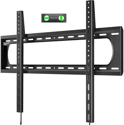 Нова Фиксирана стенна стойка за голям ТВ до 120" VESA 900x600 136кг