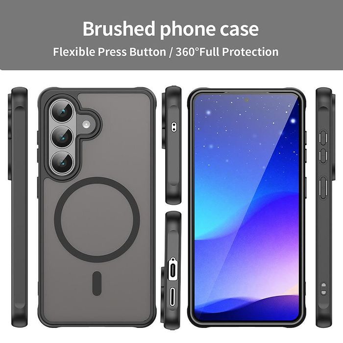 Techsuit halofrost ii magsafe за samsung galaxy s26 plus - black