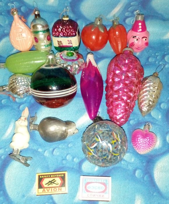 Винтаж Ёлочные Игрушки СССР