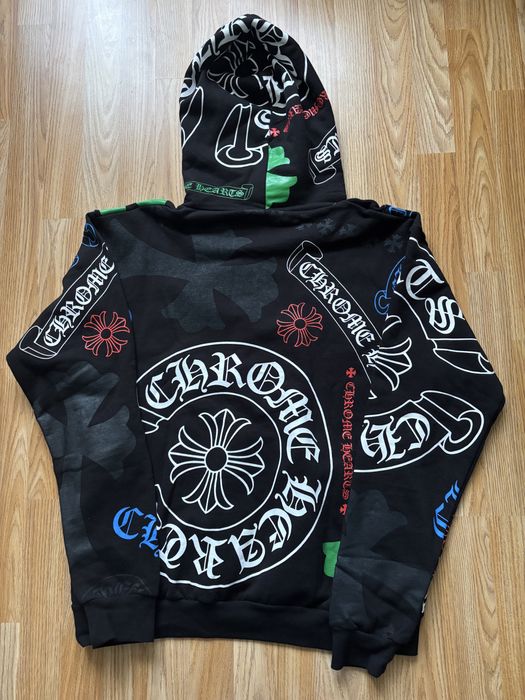Chrome hearts stencil  hoodie