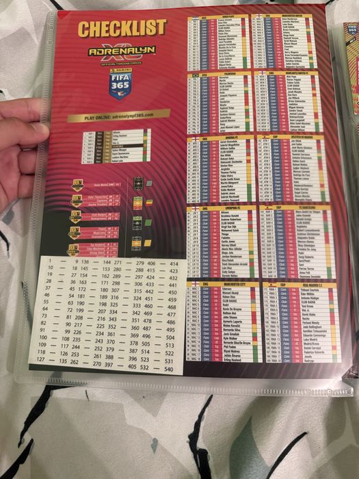 Album cu cartonase de fotbal + alte cartonase