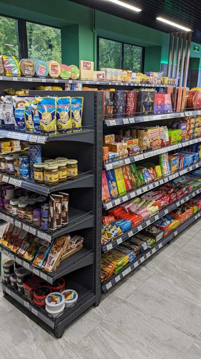 Стелаж полкалар магазин учун