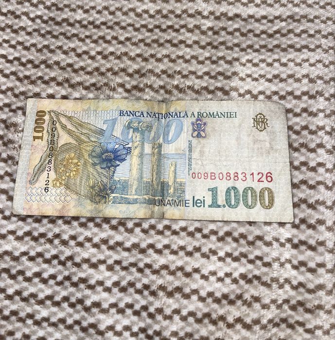 Bancnota 1000 lei vechi-1998