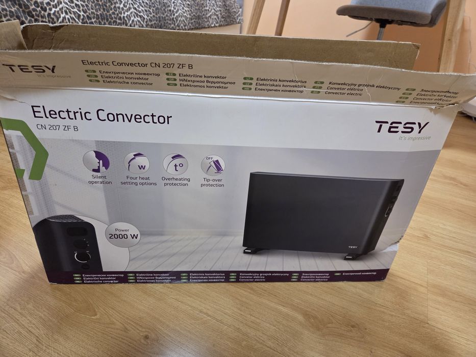 Конвектор теси electric convector TESY CN 207 ZF B