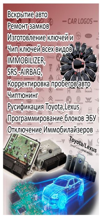 Авто ключи любой сложности