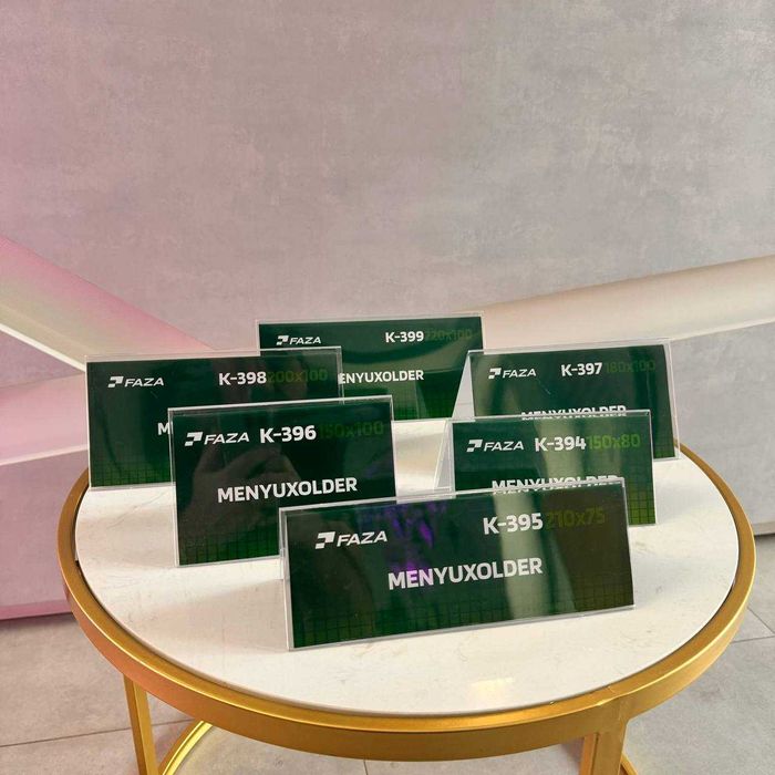 Изготовление подставка из оргстекла менюхолдер прайсхолдер ценники