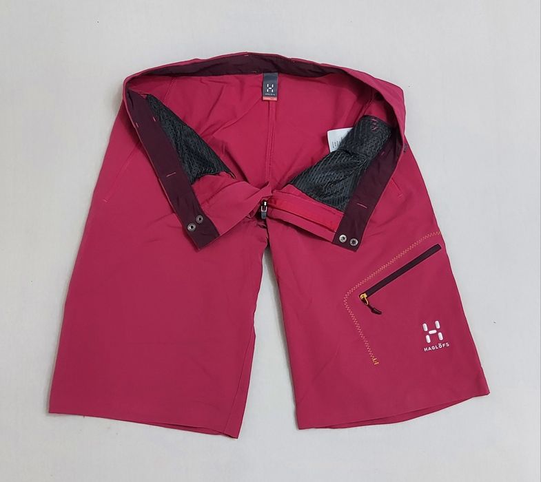 Pantaloni scurți Haglöfs Lizard II Softshell, roz ptr. femei, Nr. 40 M