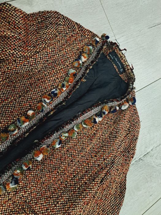 ZARA vintage блейзер с пискюли р-р ХС/С
55лв