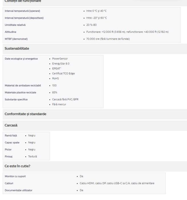 Monitor Gaming IPS LED Philips 27" 276B9