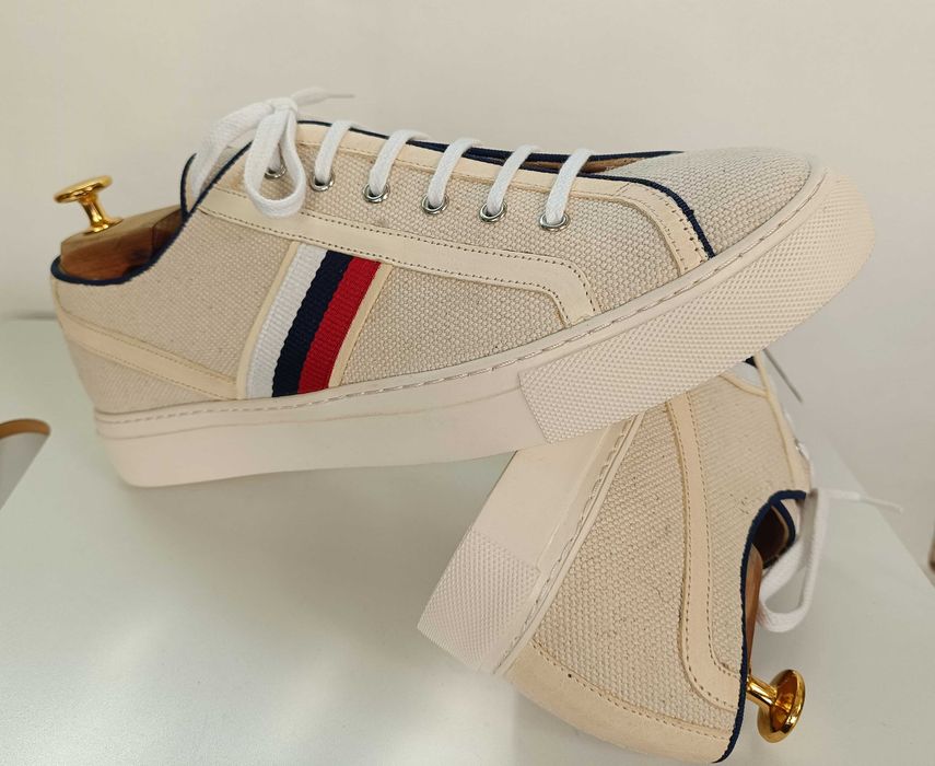 Pantofi sport casual 44 44.5 lucrati manual Melvin & Hamilton piele