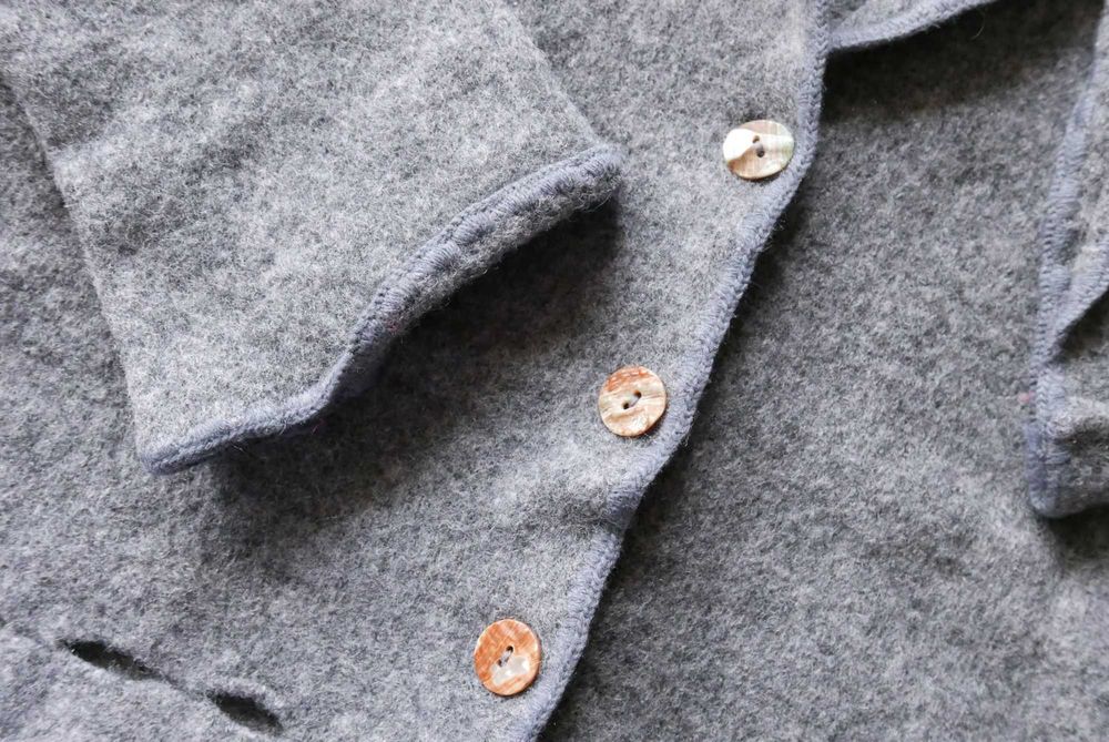 Jacheta din lana United Colors of Benetton - oversized - Made in Italy