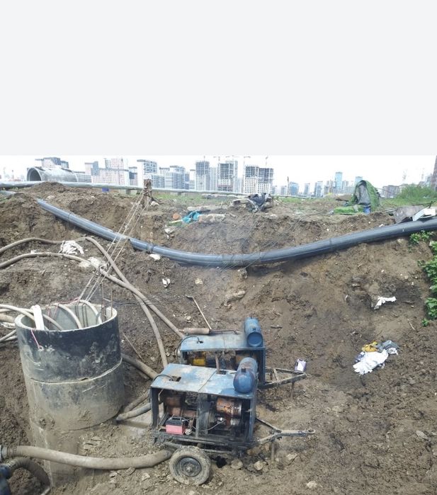 Откачка воды, андижанец насос