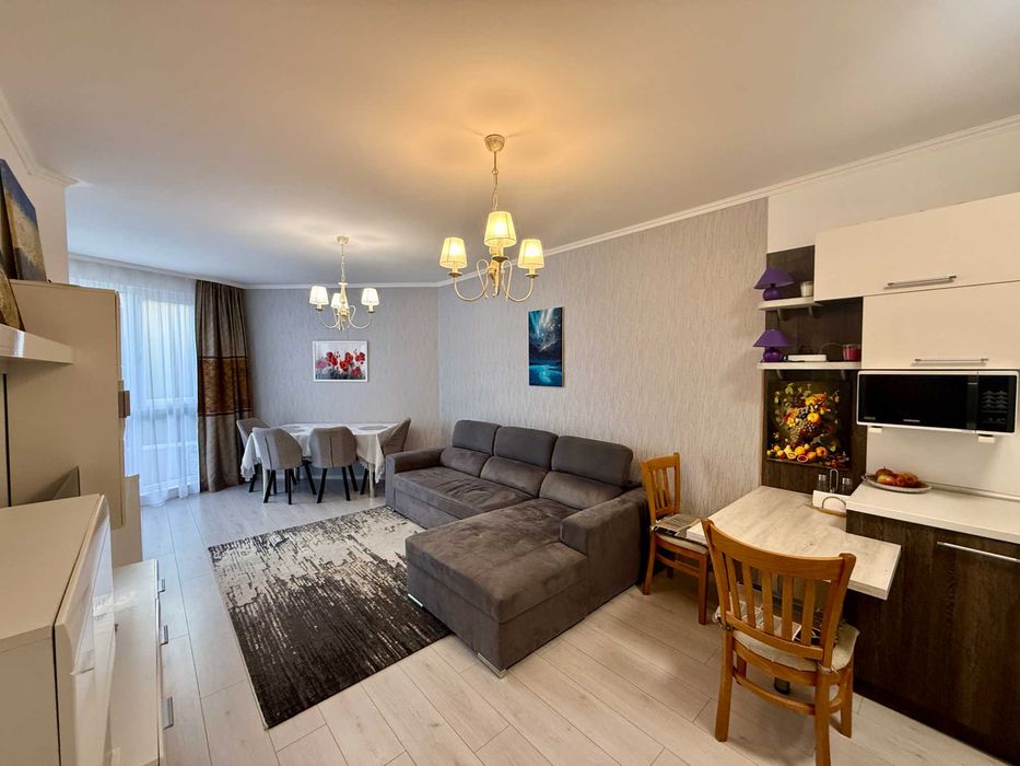 Напълно обзаведен 2стаен апартамент в квартал Бриз до Паркмарт