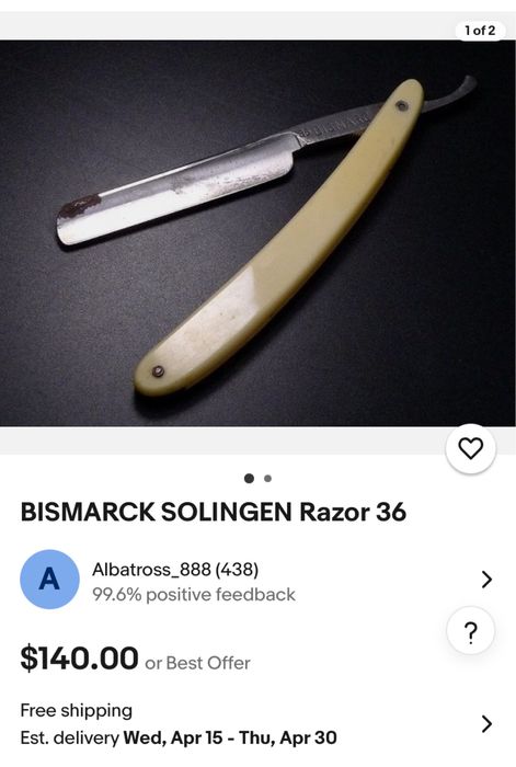 Brici vintage Bismarck – Solingen, Germania