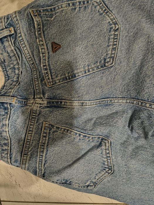 сини дънки guess