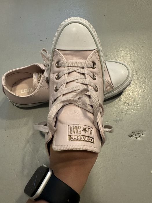 Converse 39,  piele, roz pal, foarte bine intretinuti