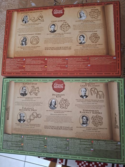 Professor Puzzle Great Minds set of 5 Puzzle