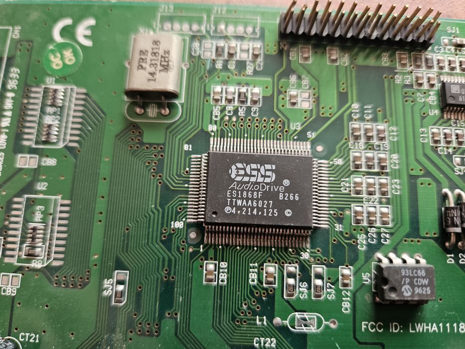 Placa de sunet retro ISA ESS AudioDrive ES1868F