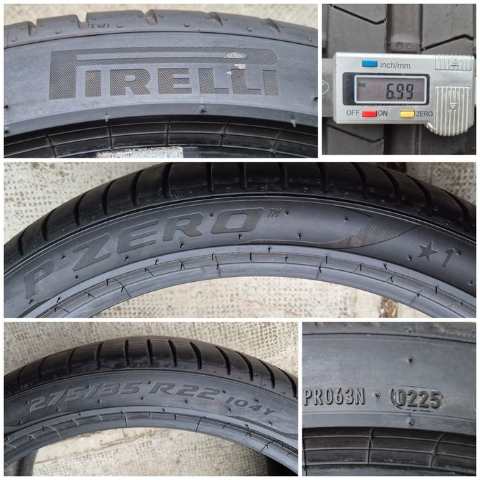 O bucată 275/35 R22 vară - una Pirelli