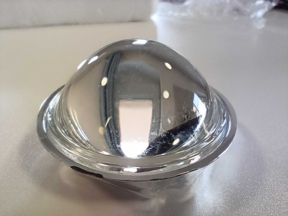 Set 4 lentile din sticlă cu reflector colimator 44mm LED 20W 100W NOI