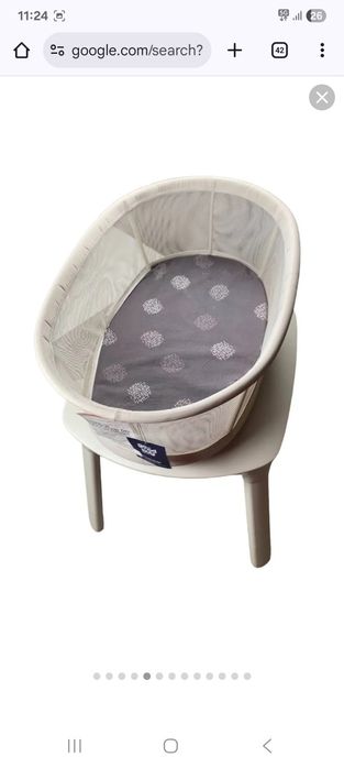 Patut bebe pentru somn cu leganare mamaRoo sleep bassinet