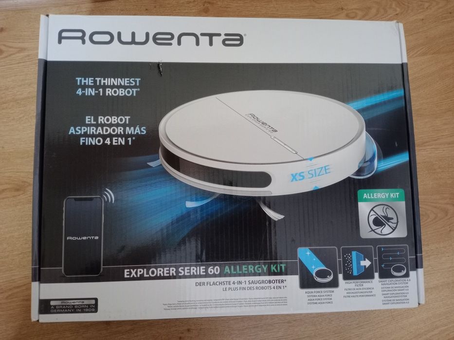 Робот прахосмукачка ROWENTA X-PLORER Allergy Serie 60 RR7447WH