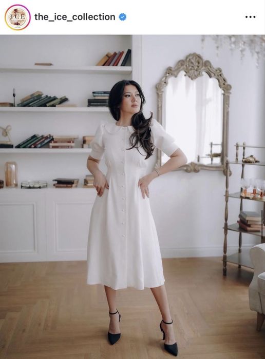 Платье белое the ice collection