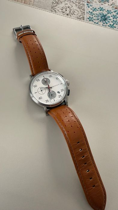 GANT GT037007 Ceas mana SUPERB elegant maro/ gri/ alb