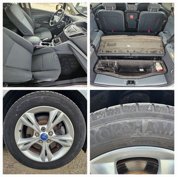 Vand Ford C-Max Grand , 2013 , 7 locuri ,benzină 1.0 ,euro 5, 201000km