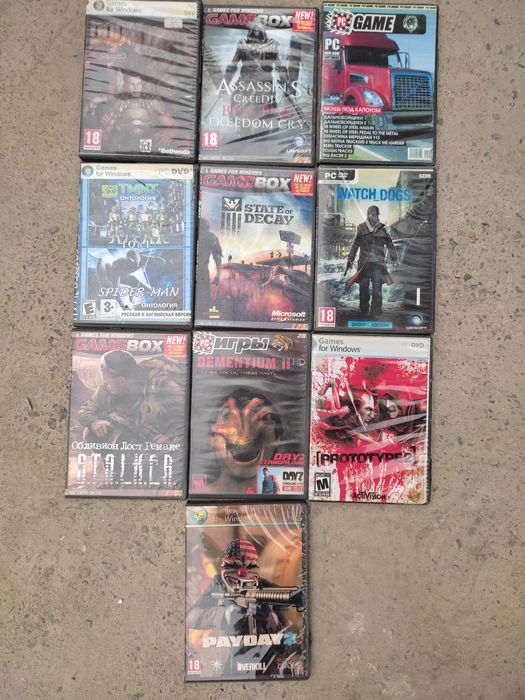 Компютер учун ўйин дисклар сотилади.