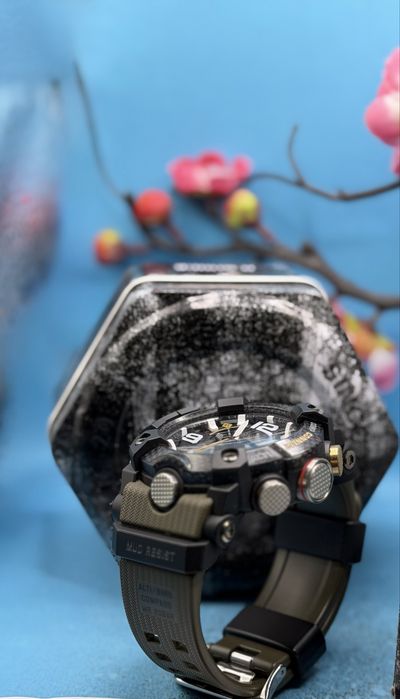 ГАРАНЦИОНЕН!!! Мъжки часовник CASIO G-SHOCK MUDMASTER GG-B100-1A3, Carbon Core Guard, Bluetooth