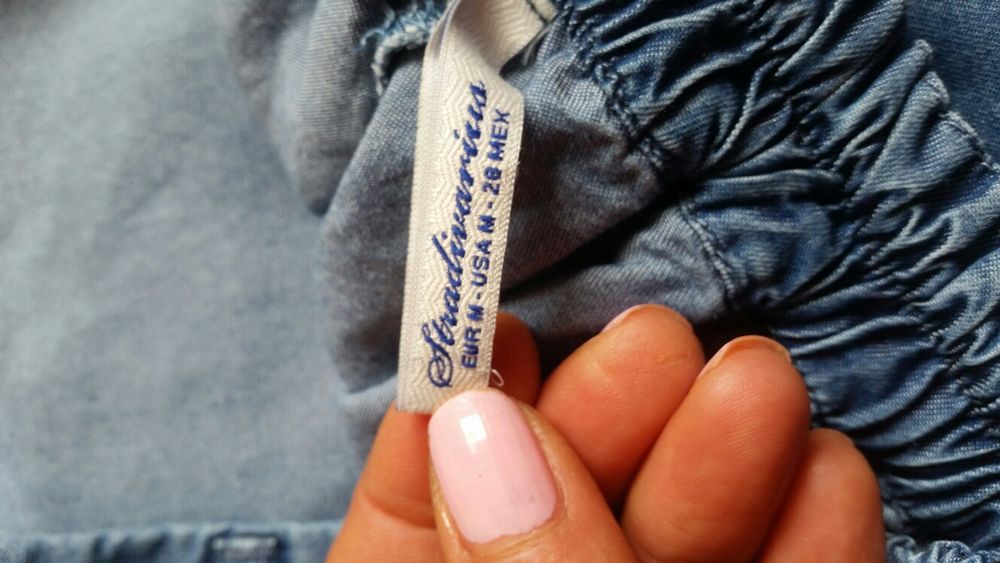 Дънкова пола Stradivarius