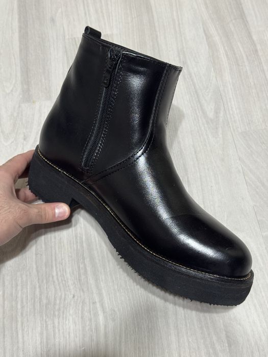 Кожанные ботинки натуральная кожа