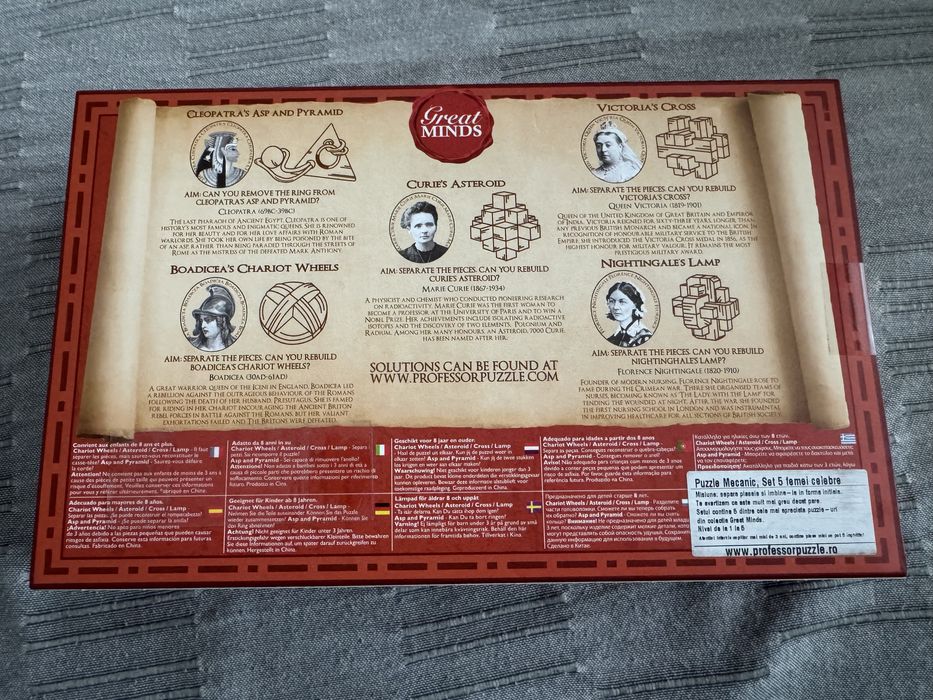 Set 5 puzzle Great Minds