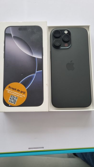 Iphone 16 pro max 256 black titanium