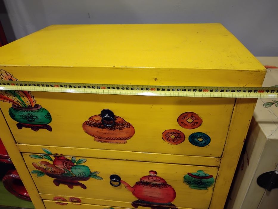 Тумба- комод жёлтая