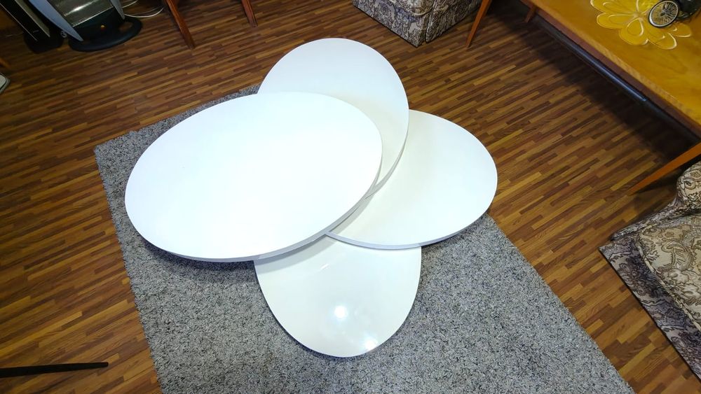 Măsuță de cafea Premium – Design Modern, Rotativă (3 Niveluri)