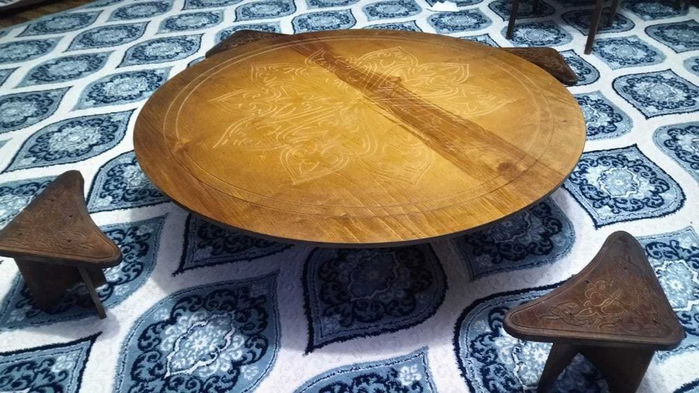 Жер стол қазақша оюланған