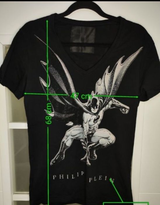 Philipp Plein мъжка тениска, S размер, Батман/Batman