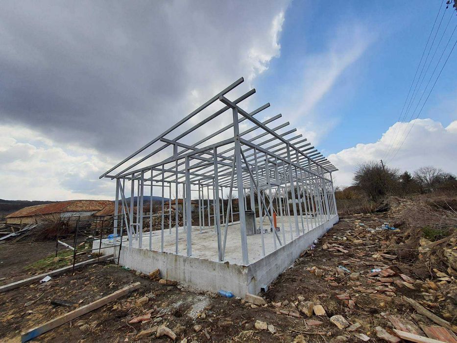 Изработка и монтаж на СГЛОБЯЕМИ КЪЩИ ОТ МЕТАЛ