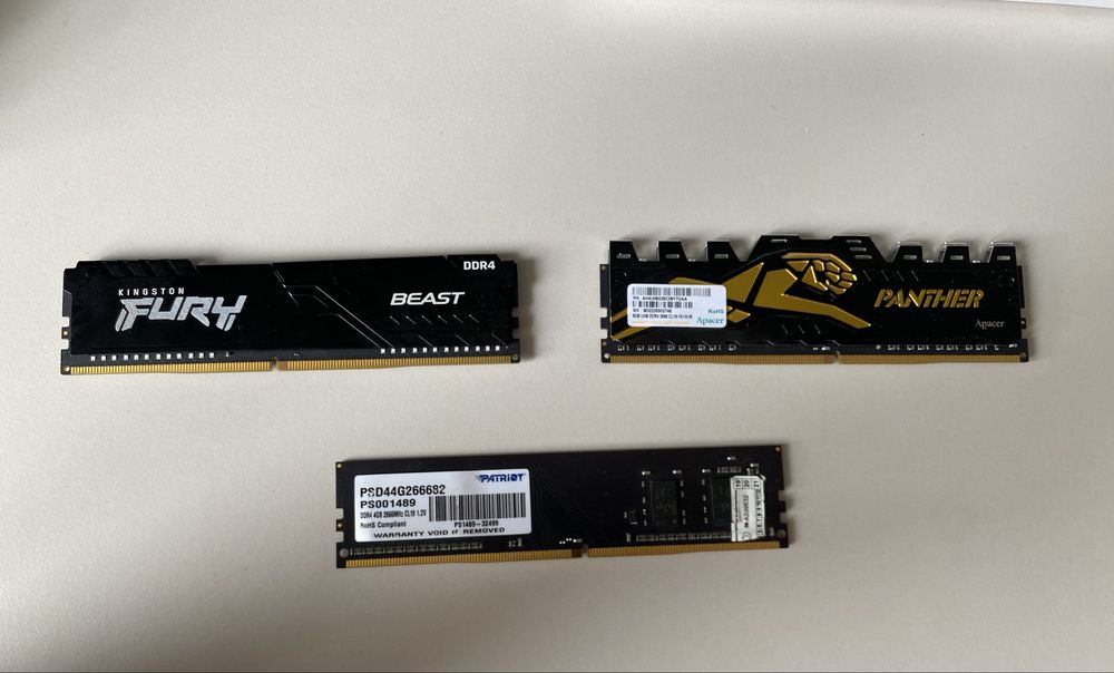 Продам оперативную память ddr4