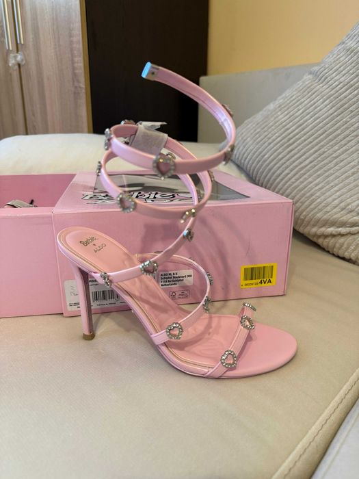 Barbie Runway Sandale cu toc ALDO- light pink EU 40