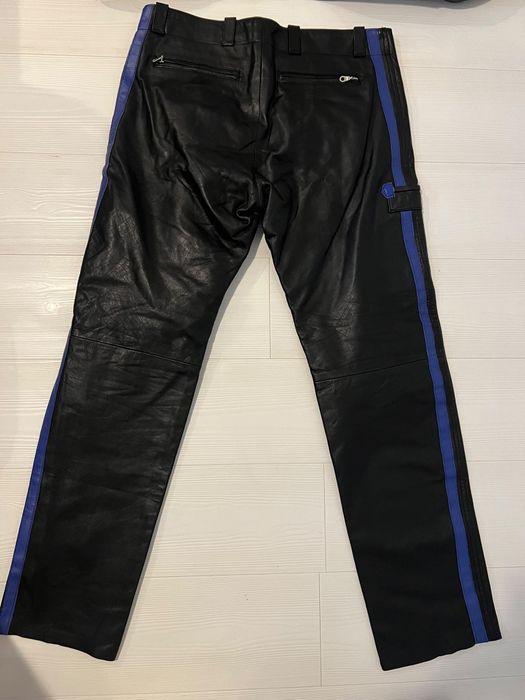 Pantalon piele biker/rocker