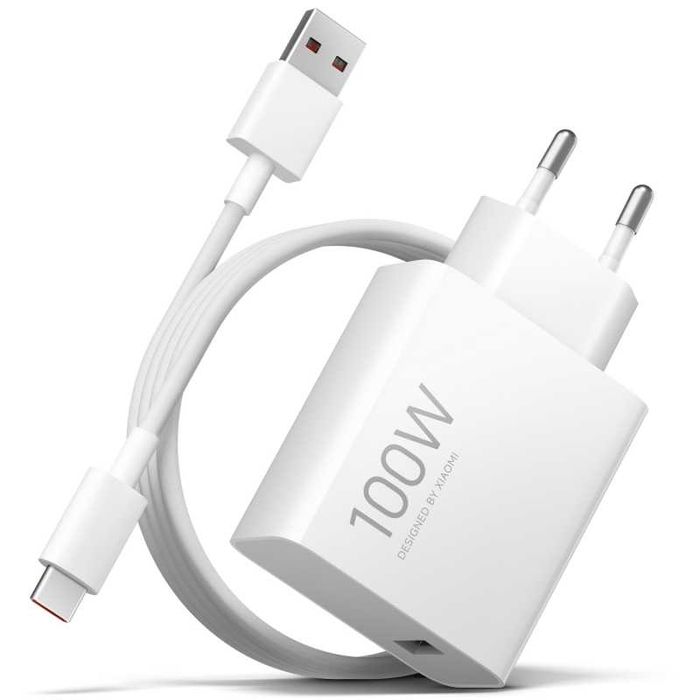 Оригинално Бързо Зарядно XIAOMI 100W Combo (USB-A) за Xiaomi 17T Pro, Xiaomi 17, Poco F8 Ultra, F8 Pro, Redmi Note 15 Pro+
