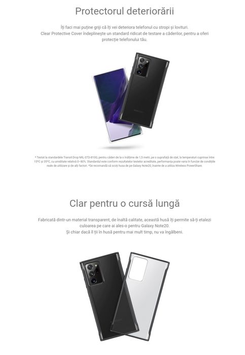 Husa originala Samsung Protective Cover Note 20 Ultra N985 5G N986