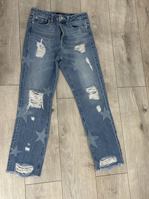 Дънки Guess   Straight high