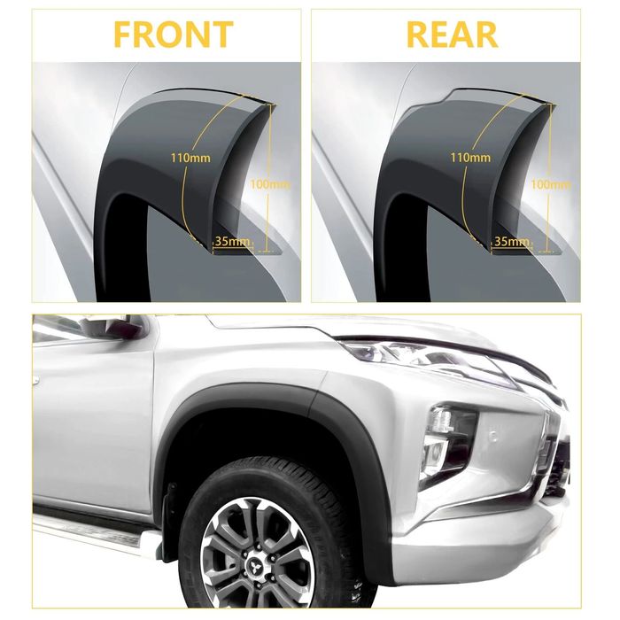 Уширители, вежди за калници за Mitsubishi  L200