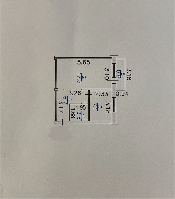 Продается 1 ком. квартира, р-н КШТ
