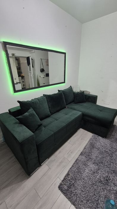 Colțar extensibil verde smarald